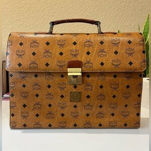 MCM VINTAGE DOCUMENT/LAPTOP BAG